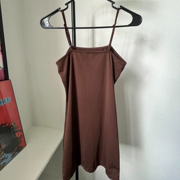 Anon. Women's Brown Dress - Picture 1 of 3